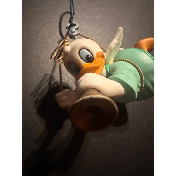 Donald Duck Angel Ornament With Trumpet & Halo - Picture 3 of 6